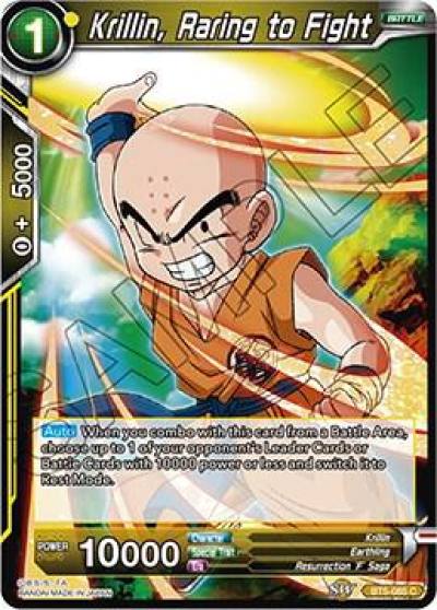 Krillin Raring to Fight Foil BT5-085 Miraculous Revival Dragonball Super card