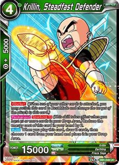 Krillin Steadfast Defender DB1-049 Draft Box 04 - Dragon Brawl Dragonball Super card