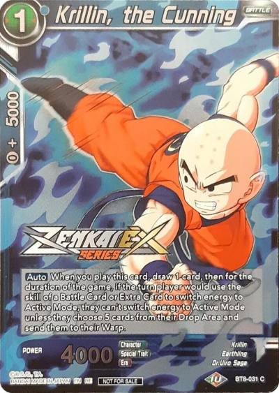 Krillin the Cunning Event Pack 13 BT8-031 Tournament Promotion Cards Dragonball Super card