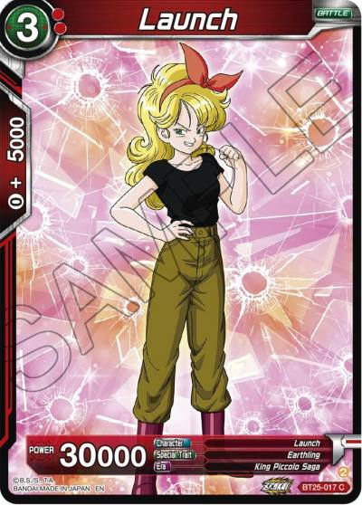 Launch BT25-017 Legend of the Dragon Balls Dragonball Super card
