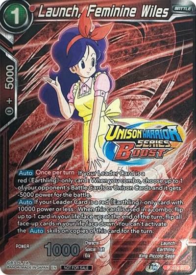 Launch Feminine Wiles Event Pack 08 Alternate Foil P-274 Tournament Promotion Cards Dragonball Super card