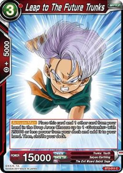 Leap to The Future Trunks BT2-011 Union Force Dragonball Super card