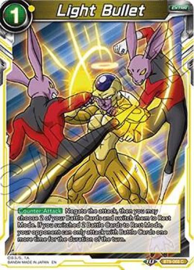 Light Bullet BT9-068 Universal Onslaught Dragonball Super card