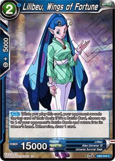 Lilibeu Wings of Fortune Foil DB2-048 Draft Box 05 - Divine Multiverse Dragonball Super card