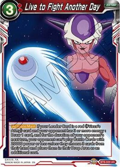 Live to Fight Another Day BT6-023 Destroyer Kings Dragonball Super card