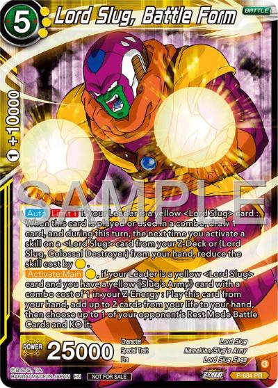 Lord Slug Battle Form Tournament Pack Vol12 P-684 Tournament Promotion Cards Dragonball Super card
