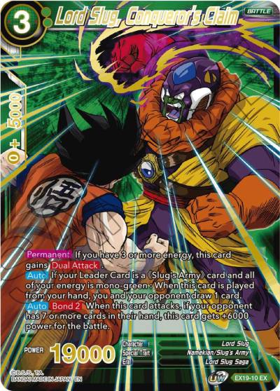 Lord Slug Conquerors Claim Foil EX19-10 Special Anniversary Set 2021 Dragonball Super card