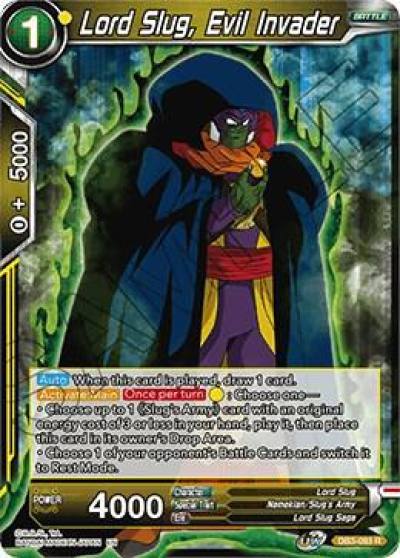 Lord Slug Evil Invader DB3-093 Draft Box 06 - Giant Force Dragonball Super card