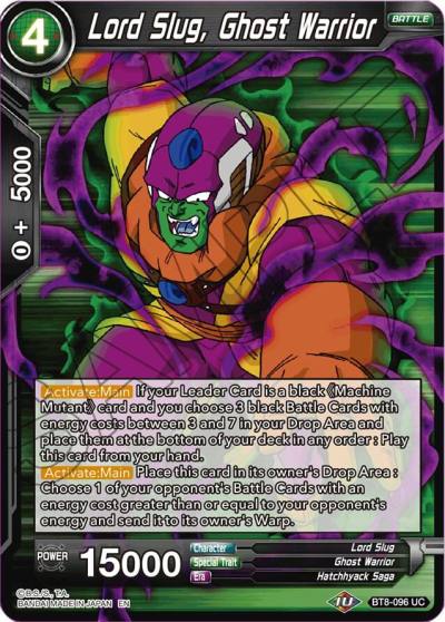 Lord Slug Ghost Warrior Foil BT8-096 Malicious Machinations Dragonball Super card