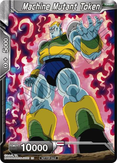 Machine Mutant Token Premier TO Online Event Series 2020  Tournament Promotion Cards Dragonball Super card