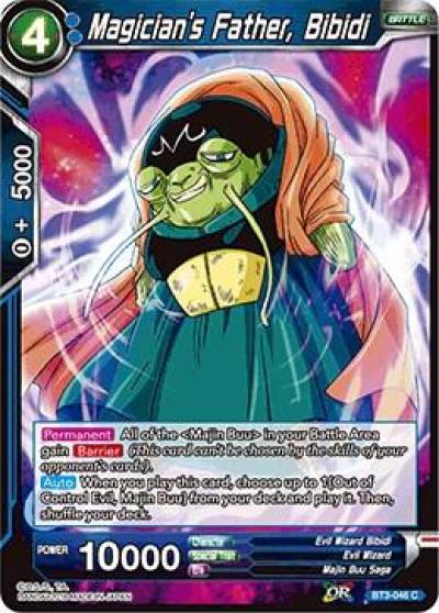 Magicians Father Bibidi BT3-046 Cross Worlds Dragonball Super card