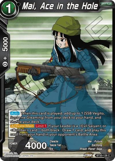Mai Ace in the Hole Foil BT20-126 Power Absorbed Dragonball Super card