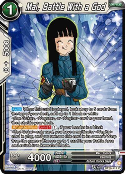 Mai Battle With a God BT29-111 Fearsome Rivals Dragonball Super card
