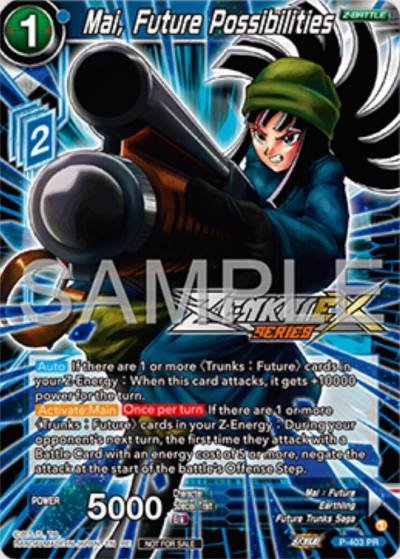 Mai Future Possibilities Event Pack 16 P-403 Promotion Cards Dragonball Super card