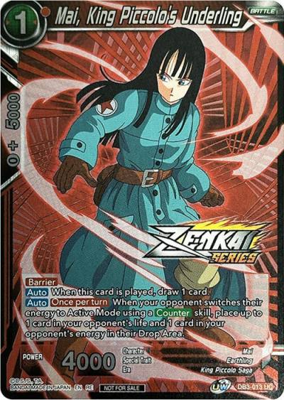 Mai King Piccolos Underling Event Pack 11 DB3-013 Tournament Promotion Cards Dragonball Super card