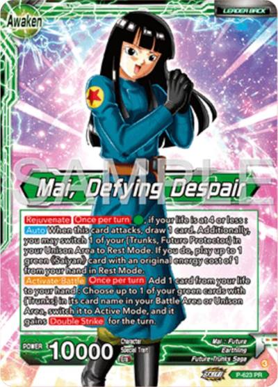 Mai Mai Defying Despair P-623 Promotion Cards Dragonball Super card