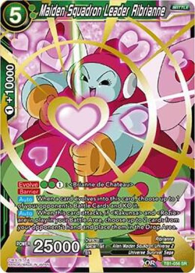 Maiden Squadron Leader Ribrianne TB1-056 Tournament of Power Dragonball Super card