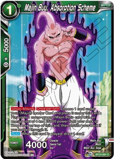 Majin Buu Absorption Scheme BT14-081 Cross Spirits Dragonball Super card