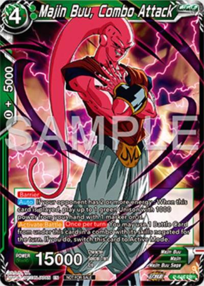 Majin Buu Combo Attack P-646 Tournament Promotion Cards Dragonball Super card