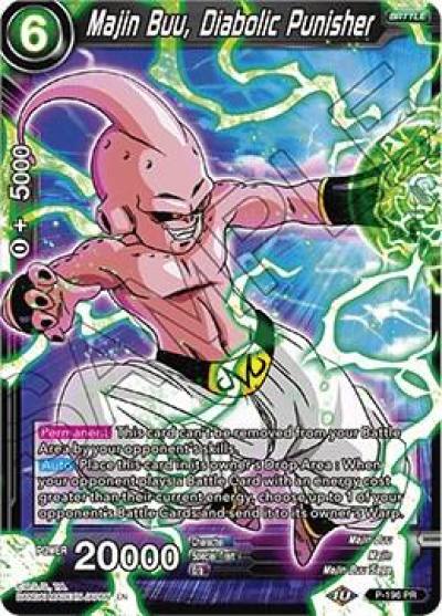 Majin Buu Diabolic Punisher P-196 Promotion Cards Dragonball Super card
