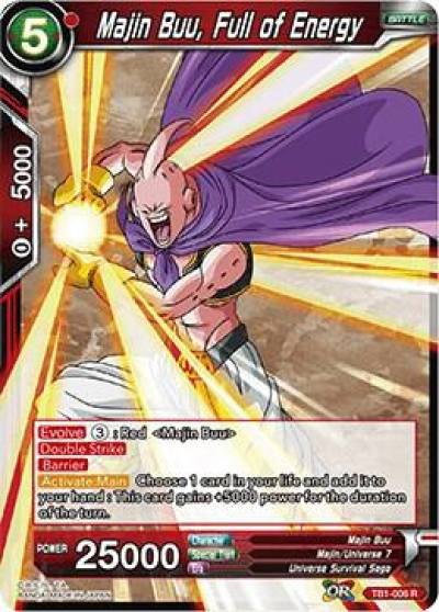 Majin Buu Full of Energy TB1-006 Tournament of Power Dragonball Super card