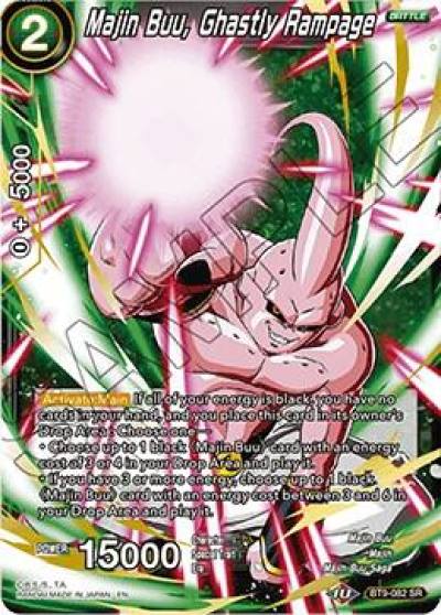 Majin Buu Ghastly Rampage BT9-082 Universal Onslaught Dragonball Super card