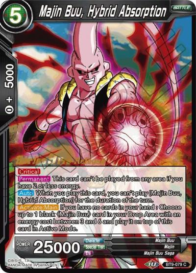 Majin Buu Hybrid Absorption BT9-079 Universal Onslaught Pre-Release Cards Dragonball Super card