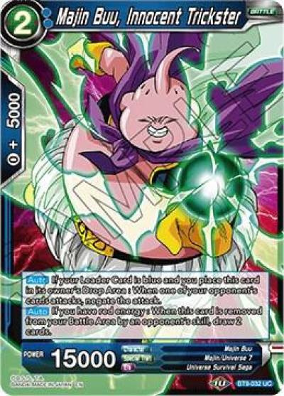 Majin Buu Innocent Trickster BT9-032 Universal Onslaught Dragonball Super card