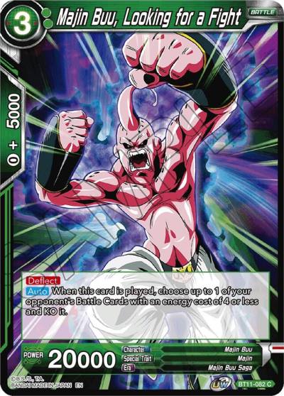 Majin Buu Looking for a Fight Foil BT11-082 Vermilion Bloodline Dragonball Super card