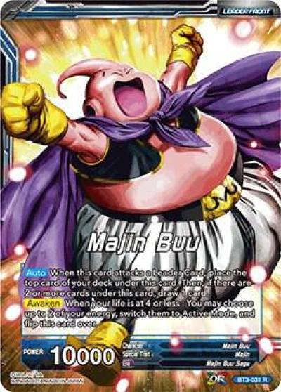 Majin Buu Majin Buu Completely Revived BT3-031 Cross Worlds Dragonball Super card