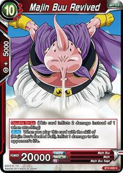Majin Buu Revived BT2-028 Union Force Dragonball Super card