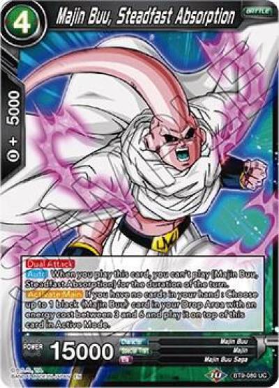 Majin Buu Steadfast Absorption BT9-080 Universal Onslaught Dragonball Super card