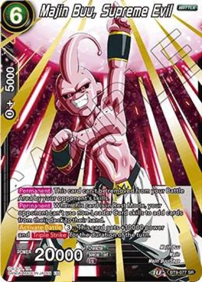 Majin Buu Supreme Evil BT9-077 Universal Onslaught Dragonball Super card