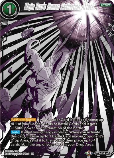 Majin Buus Human Extinction Attack BT9-134 Universal Onslaught Dragonball Super card