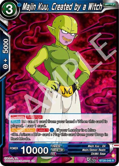 Majin Kuu Created by a Witch BT28-046 Prismatic Clash Dragonball Super card