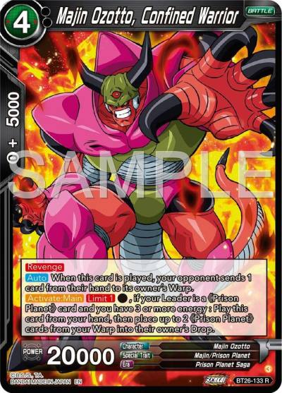 Majin Ozotto Confined Warrior BT26-133 Ultimate Advent Dragonball Super card