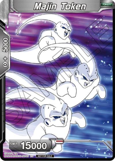 Majin Token Championship Token Card Pack 2023 Vol1 Silver Foil  Tournament Promotion Cards Dragonball Super card