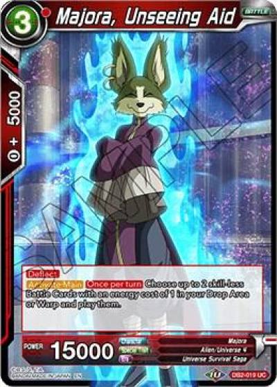 Majora Unseeing Aid Foil DB2-019 Draft Box 05 - Divine Multiverse Dragonball Super card
