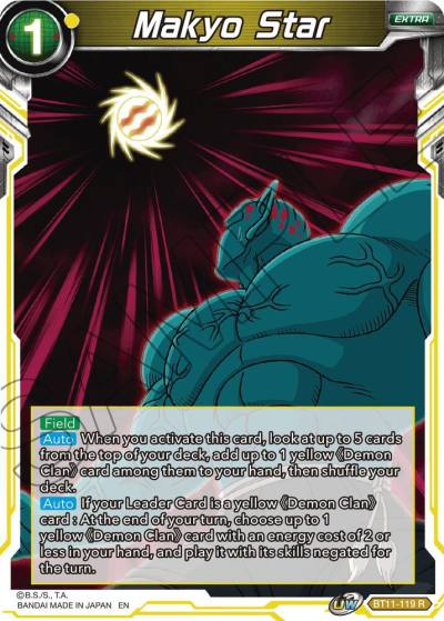 Makyo Star BT11-119 Vermilion Bloodline Dragonball Super card
