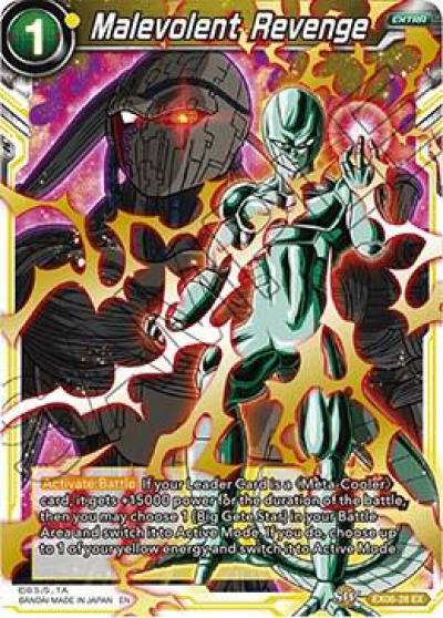 Malevolent Revenge Foil EX06-28 Special Anniversary Set Dragonball Super card