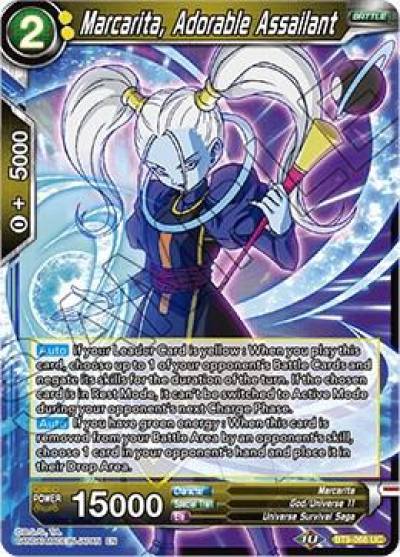 Marcarita Adorable Assailant BT9-066 Universal Onslaught Dragonball Super card