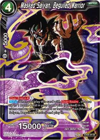 Masked Saiyan Beguiled Warrior EX06-34 Special Anniversary Set Dragonball Super card