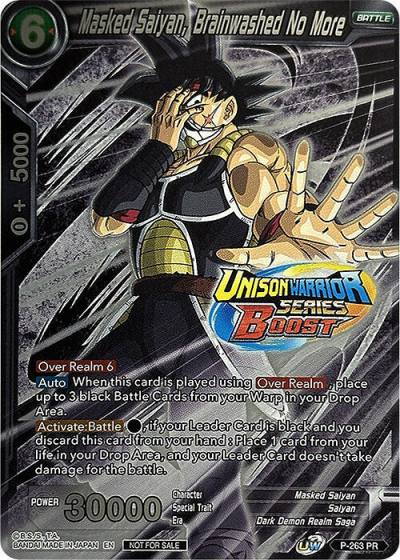 Masked Saiyan Brainwashed No More Event Pack 08 Alternate Foil P-263 Tournament Promotion Cards Dragonball Super card