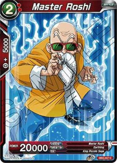 Master Roshi DB3-007 Draft Box 06 - Giant Force Dragonball Super card