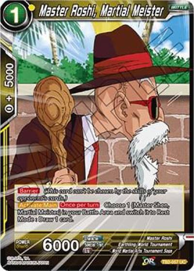 Master Roshi Martial Meister TB2-057 World Martial Arts Tournament Dragonball Super card
