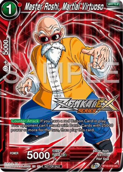 Master Roshi Martial Virtuoso Event Pack 15 BT10-010 Promotion Cards Dragonball Super card