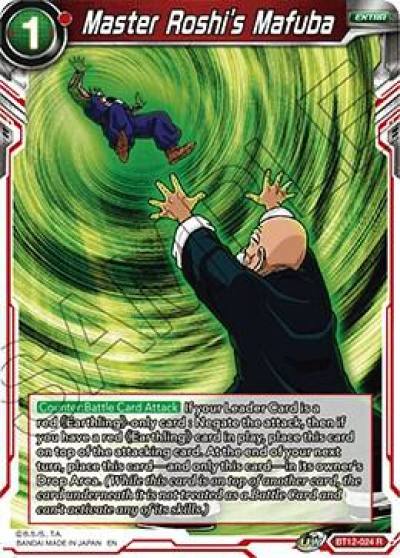 Master Roshis Mafuba BT12-024 Vicious Rejuvenation Dragonball Super card