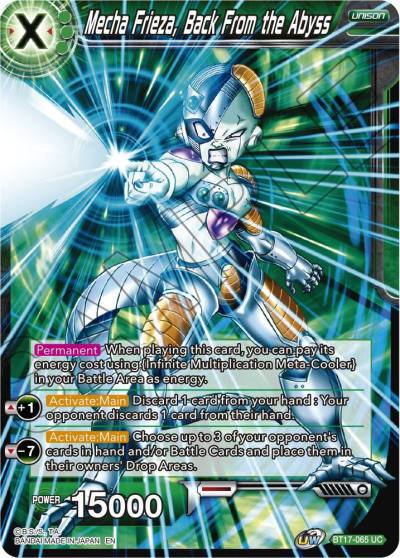 Mecha Frieza Back From the Abyss Foil BT17-065 Ultimate Squad Dragonball Super card