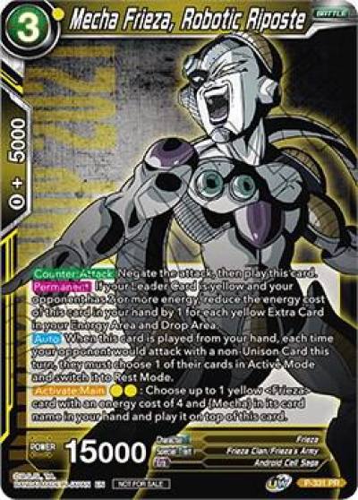 Mecha Frieza Robotic Riposte Championship Pack 2021 Vol1 P-331 Promotion Cards Dragonball Super card
