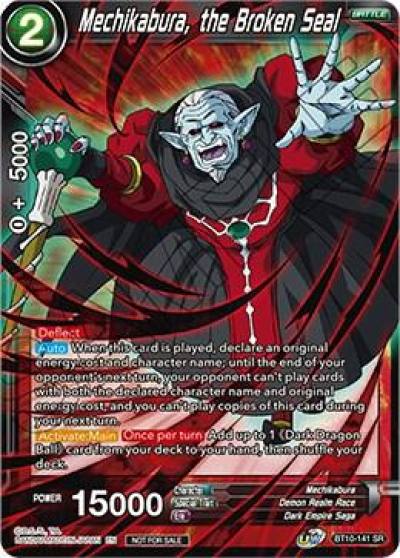 Mechikabura the Broken Seal BT10-141 Promotion Cards Dragonball Super card